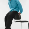 Takeaway Track-jas met doorlopende rits - Blue Breeze