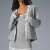 Tennis Club trui - Athletic Heather Grey/White