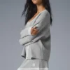 Tennis Club trui - Athletic Heather Grey/White