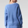 Tennis Club trui - Crystal Clear Blue/White