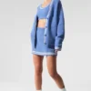 Tennis Club trui - Crystal Clear Blue/White
