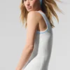 Tennis Club trui-jurk - Wit/Zeeschaalblauw