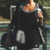 Tennis Club trui-jurk - Zwart/Ivoor
