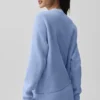 Tennis Club trui - Licht Provence-blauw/Wit