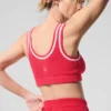 Tennis Club trui met beha – Candy Red/Wit