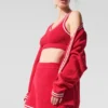 Tennis Club trui met beha – Candy Red/Wit