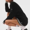 Tennis Club trui - Zwart/Ivoor