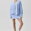 Tennis Club trui - Licht Provence-blauw/Wit