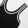 Tennis Club Truien Knit Tank - Zwart/Ivoor