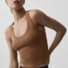 Tijdloze tanktop - Sun Kissed Brown