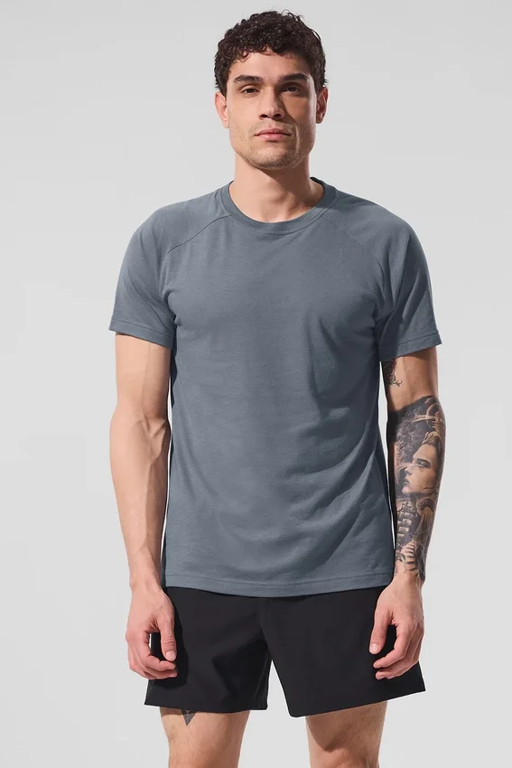 Triumph Raglan T-shirt - Steel Grey