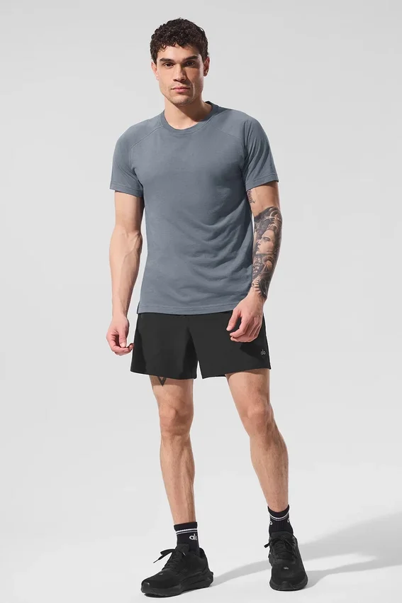 Triumph Raglan T-shirt - Steel Grey