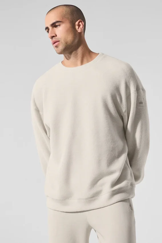 Triumph Restore sweatshirt met ronde hals - Bone