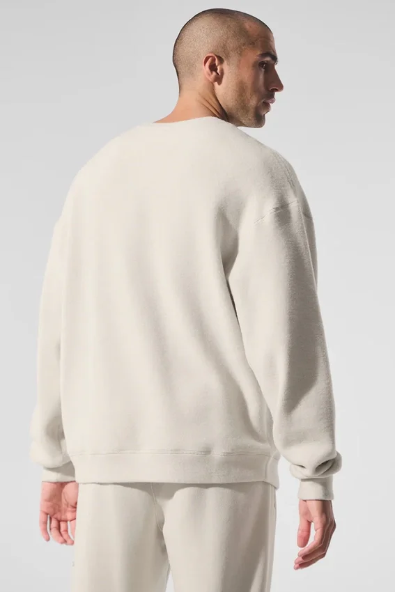 Triumph Restore sweatshirt met ronde hals - Bone