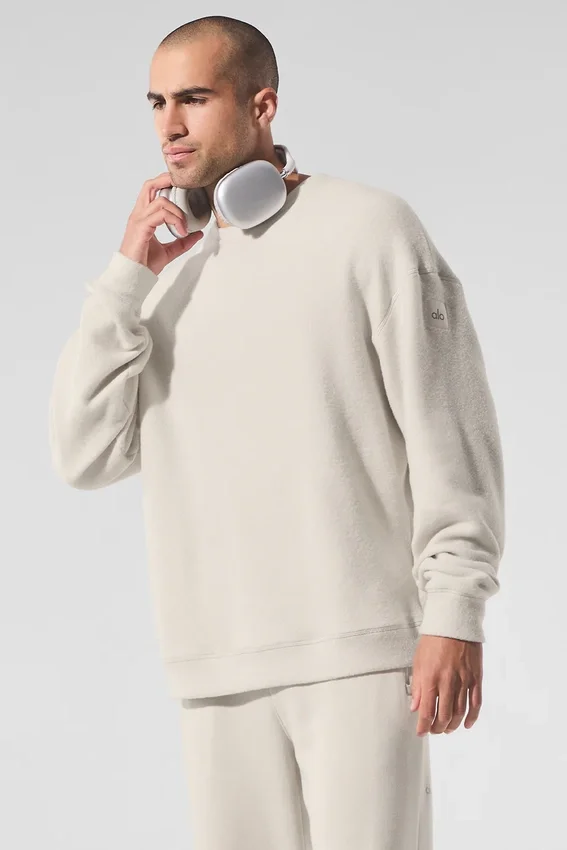Triumph Restore sweatshirt met ronde hals - Bone