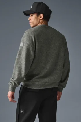 Triumph Restore sweatshirt met ronde hals – grijs triblend