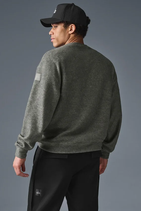Triumph Restore sweatshirt met ronde hals - grijs triblend