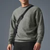 Triumph Restore sweatshirt met ronde hals - grijs triblend