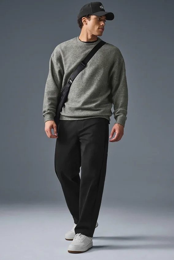Triumph Restore sweatshirt met ronde hals - grijs triblend