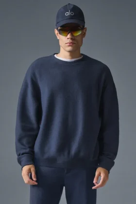 Triumph Restore sweatshirt met ronde hals - Navy