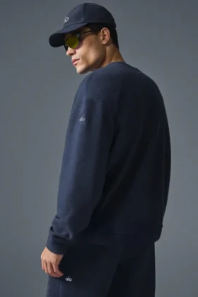 Triumph Restore sweatshirt met ronde hals – Navy