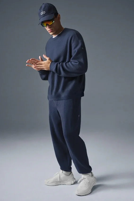 Triumph Restore sweatshirt met ronde hals - Navy