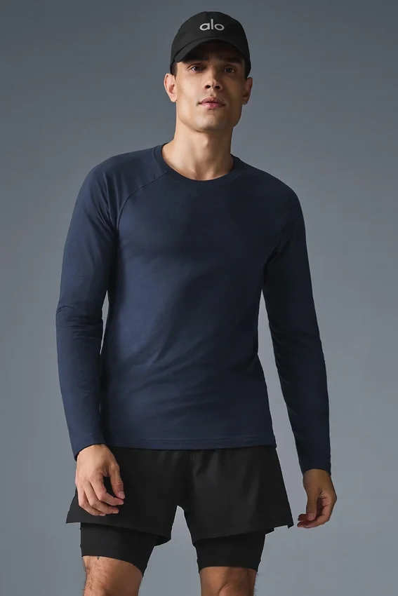Triumph T-shirt met lange mouwen - Marineblauw