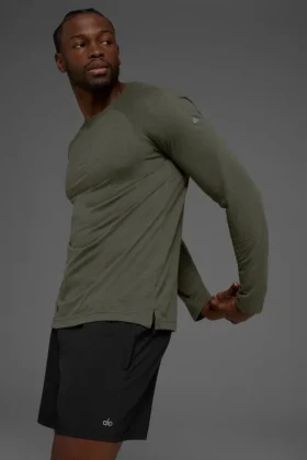 Triumph T-shirt met lange mouwen - Stealthgroen