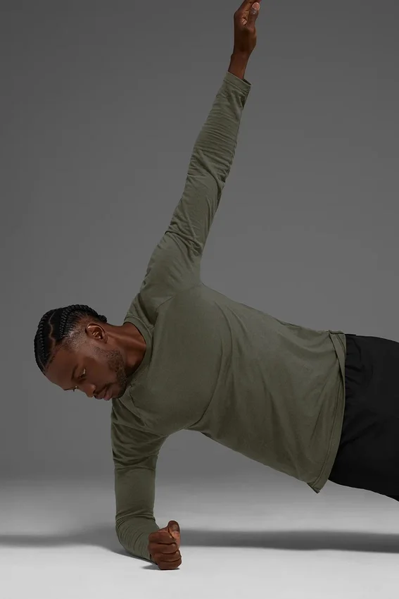 Triumph T-shirt met lange mouwen - Stealthgroen