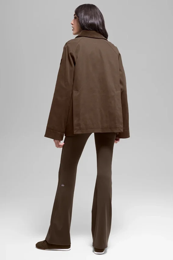 Twill Barn-jas - Espresso