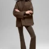 Twill Barn-jas - Espresso