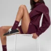 Unisex half-crew ingetogen sok - Bordeaux