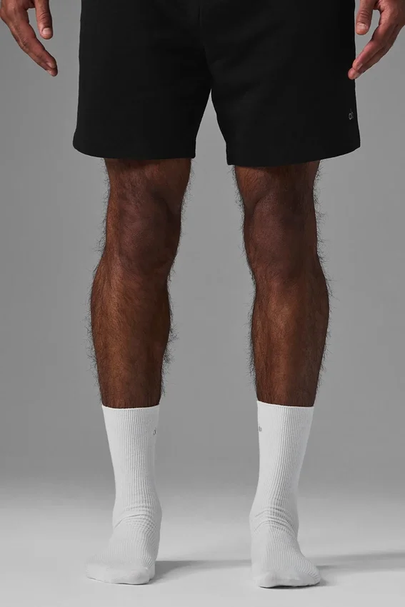 Unisex half-crew ingetogen sok - wit