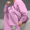 Unisex half-crew scrunch-sok - Candy Heart Pink