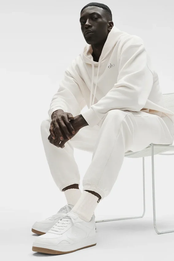 Unisex half-crew scrunch-sok - Ivory