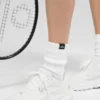 Unisex half-crew scrunch-sok - White