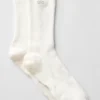 Unisex half-crew sobere sok - ivoor