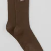 Unisex half-crew sobere Sokken - Espresso