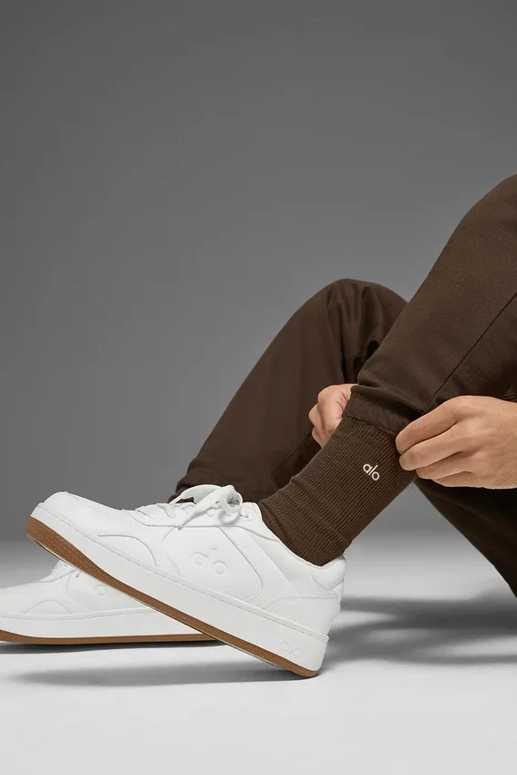 Unisex half-crew sobere Sokken - Espresso