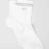 Unisex Half-Crew sportsoek - Wit