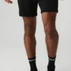 Unisex Half-Crew Throwback-sok - Zwart/Wit