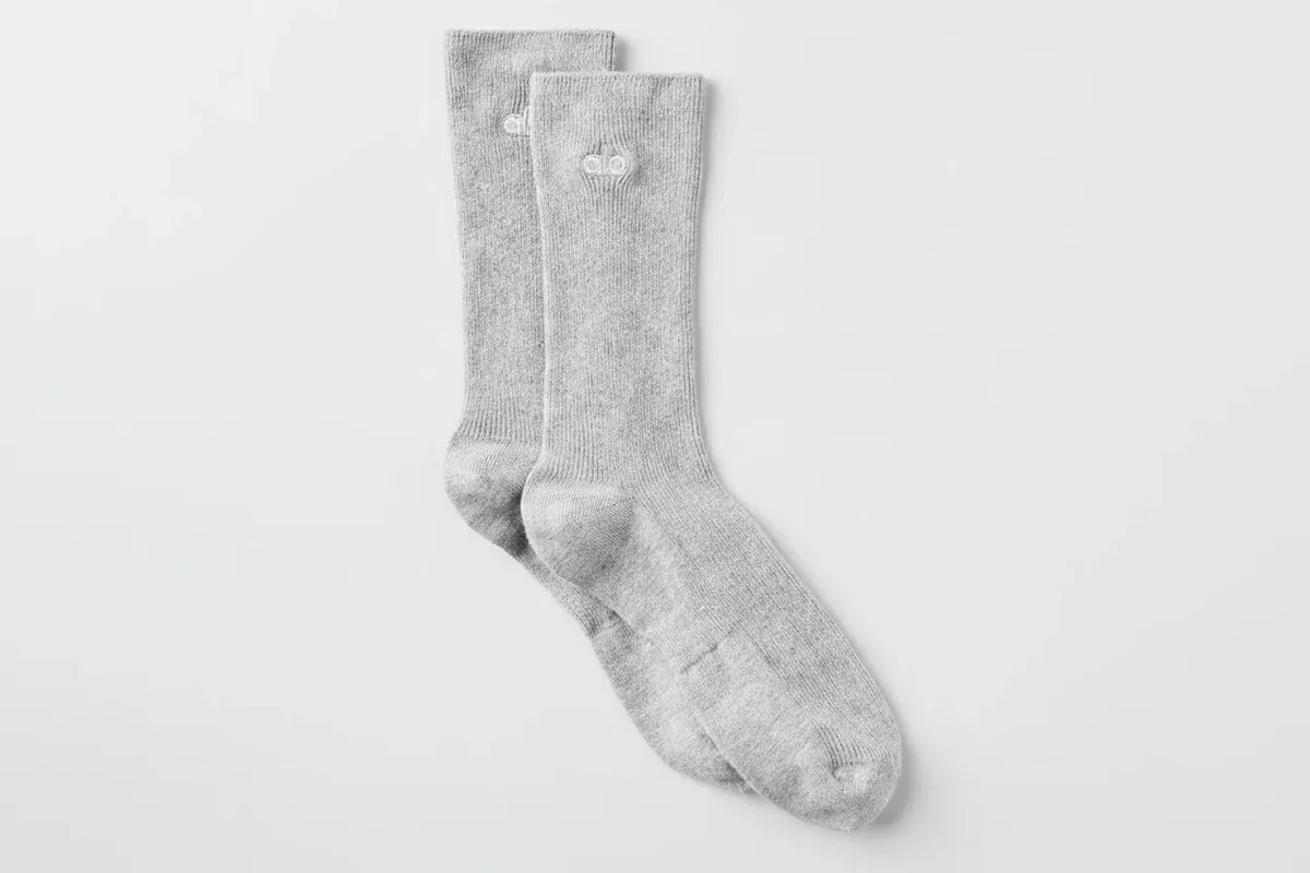 Unisex Half-Crew Understated-sok - Athletic Heather Grey