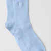 Unisex half-crew Understated-sokken - Seashell Blue