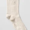 Unisex halfhoge, ingetogen sok - Bone