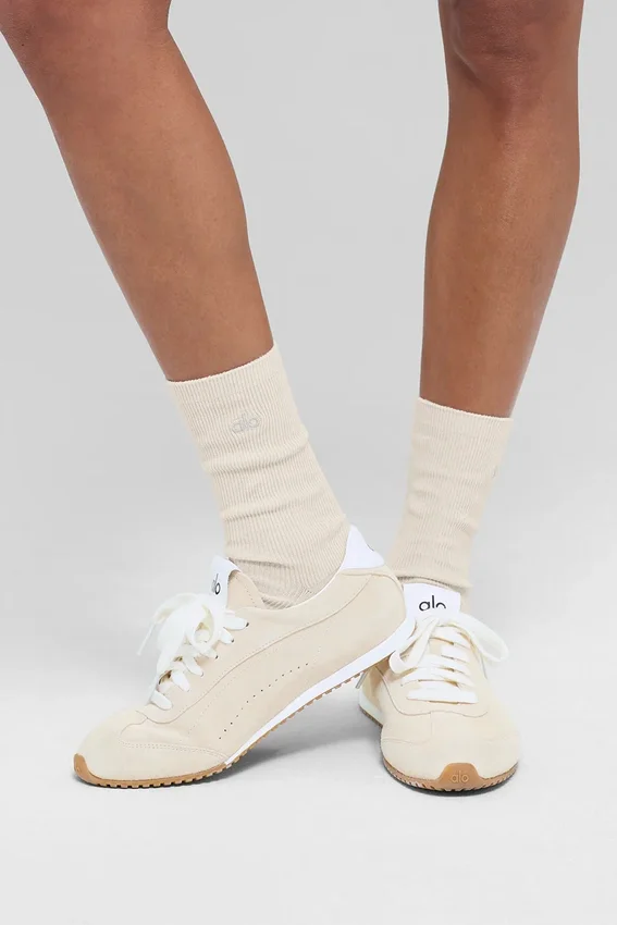 Unisex halfhoge, ingetogen sok - Bone