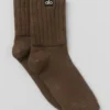 Unisex halfhoge scrunch-sok - Espresso