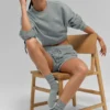 Unisex halfhoge, subtiele sok – Lunar Grey
