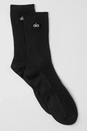 Unisex halfhoge, subtiele sok - Zwart