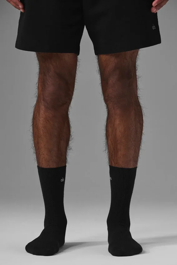 Unisex halfhoge, subtiele sok - Zwart