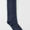 Unisex scrunch-sok - marineblauw